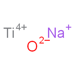 Sodium titanium oxide structure