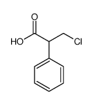 3-chloro-2-phenylpropanoic acid结构式