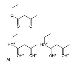 aluminum,(4-ethoxy-4-oxoniumylidenebutan-2-ylidene)oxidanium结构式