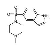 5-(4-Methylpiperazin-1-ylsulfonyl)-1H-indole structure