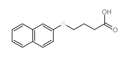Butanoic acid,4-(2-naphthalenylthio)-结构式