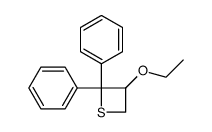 3-ethoxy-2,2-diphenylthietane Structure