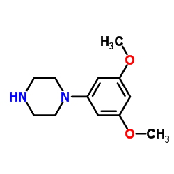 1-(3,5-DIMETHOXYPHENYL)PIPERAZINE structure