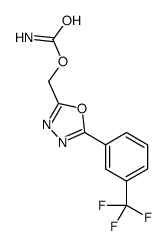 [5-[3-(trifluoromethyl)phenyl]-1,3,4-oxadiazol-2-yl]methyl carbamate Structure