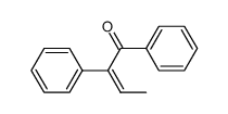 (Z)-1,2-diphenyl-2-buten-1-one Structure