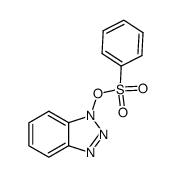 N-hydroxybenzotriazole ester of benzenesulfonic acid结构式
