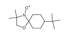 8-tert-butyl-3,3-dimethyl-1-oxa-4-aza-spiro[4.5]dec-4-yloxyl结构式