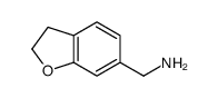 (2,3-二氢苯并呋喃-6-基)甲胺结构式