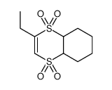 3-ethyl-4a,5,6,7,8,8a-hexahydro-1λ6,4λ6-benzodithiine 1,1,4,4-tetraoxide Structure