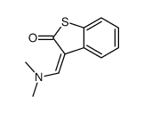 3-(dimethylaminomethylidene)-1-benzothiophen-2-one结构式