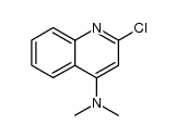 2-Chloro-4-dimethylaminoquinoline Structure