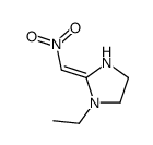 1-ethyl-2-(nitromethylidene)imidazolidine Structure
