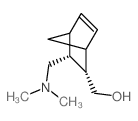 [(5R,6S)-5-(dimethylaminomethyl)-6-bicyclo[2.2.1]hept-2-enyl]methanol结构式