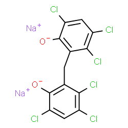 sodium hydrogen 2,2'-methylenebis[3,4,6-trichlorophenolate] picture