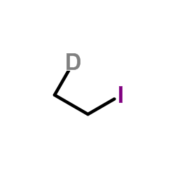 Iodo(2-2H1)ethane Structure
