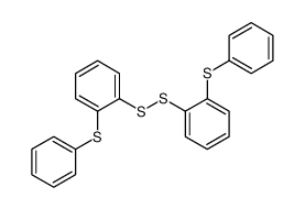 1-phenylsulfanyl-2-[(2-phenylsulfanylphenyl)disulfanyl]benzene结构式