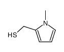 (1-methylpyrrol-2-yl)methanethiol结构式