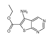 Ethyl 5-aminothieno[2,3-d]pyrimidine-6-carboxylate Structure