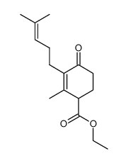 ethyl 2-methyl-3-(4-methylpent-3-en-1-yl)-4-oxocyclohex-2-ene-1-carboxylate Structure