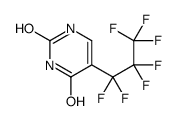 5-(1,1,2,2,3,3,3-heptafluoropropyl)-1H-pyrimidine-2,4-dione结构式