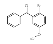 2-溴-5-甲氧基苯甲酮结构式