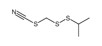 (propan-2-yldisulfanyl)methyl thiocyanate结构式