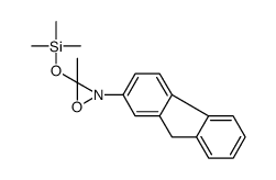 [2-(9H-fluoren-2-yl)-3-methyloxaziridin-3-yl]oxy-trimethylsilane Structure