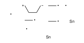 triethyl(4-trimethylstannylbutyl)stannane Structure