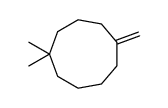 1,1-dimethyl-5-methylidenecyclononane Structure