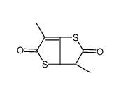 (3S,3aS)-3,6-dimethyl-3,3a-dihydrothieno[3,2-b]thiophene-2,5-dione结构式