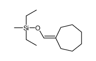 cycloheptylidenemethoxy-diethyl-methylsilane结构式