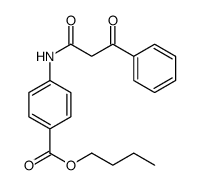 butyl 4-[(3-oxo-3-phenylpropanoyl)amino]benzoate Structure