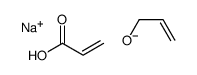 sodium,prop-2-enoic acid,prop-2-en-1-olate Structure