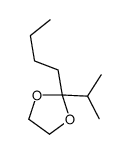 2-butyl-2-propan-2-yl-1,3-dioxolane Structure