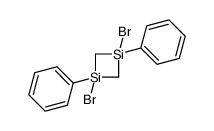 1,3-dibromo-1,3-diphenyl-1,3-disiletane Structure