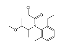 2-Chloro-N-(2-ethyl-6-methyl-phenyl)-N-(2-methoxy-1-methyl-propyl)-acetamide Structure