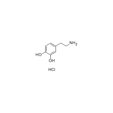 Dopamine hydrochloride structure