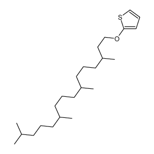 2-(3,7,11,15-tetramethylhexadecoxy)thiophene Structure