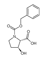 (2S,3S)-1-[(benzyloxy)carbonyl]-3-hydroxypyrrolidine-2-carboxylic acid picture