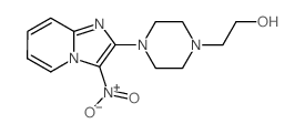 1-Piperazineethanol,4-(3-nitroimidazo[1,2-a]pyridin-2-yl)- structure