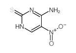 4-amino-5-nitro-3H-pyrimidine-2-thione结构式