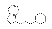 1-[3-(2,3,4,7-tetrahydro-1H-inden-1-yl)propyl]piperidine Structure