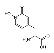 2-amino-3-(1-hydroxy-2-oxo-1,2-dihydro-pyridin-4-yl)-propionic acid结构式