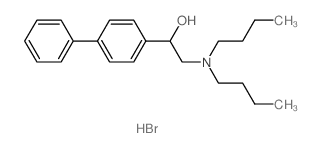 2-(dibutylamino)-1-(4-phenylphenyl)ethanol structure