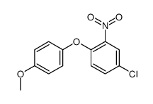 4-chloro-1-(4-methoxyphenoxy)-2-nitrobenzene Structure