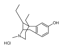 6,11-diethyl-3-methyl-1,2,3,4,5,6-hexahydro-2,6-methanobenzo[d]azocin-8-ol hydrochloride结构式