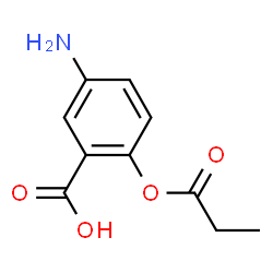 Benzoic acid, 5-amino-2-(1-oxopropoxy)- (9CI) picture