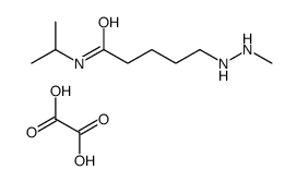 5-(2-methylhydrazinyl)-N-propan-2-ylpentanamide,oxalic acid结构式
