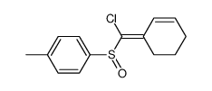 (Z)-1-(chloro-cyclohex-2-enylidene-methanesulfinyl)-4-methylbenzene结构式