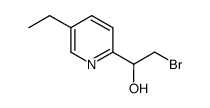 2-Pyridinemethanol,alpha-(bromomethyl)-5-ethyl-(9CI) structure